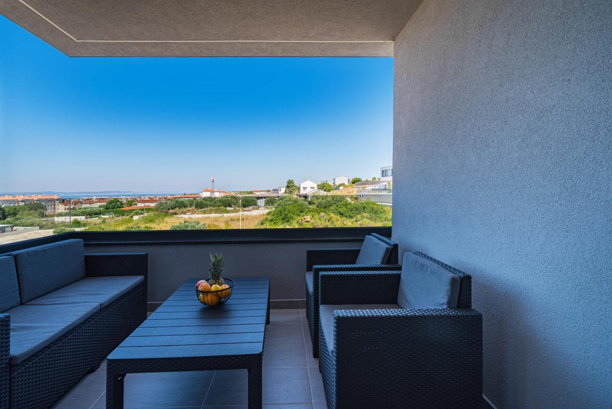 Ferienwohnung Skyline Luxe Zadar Exterior foto