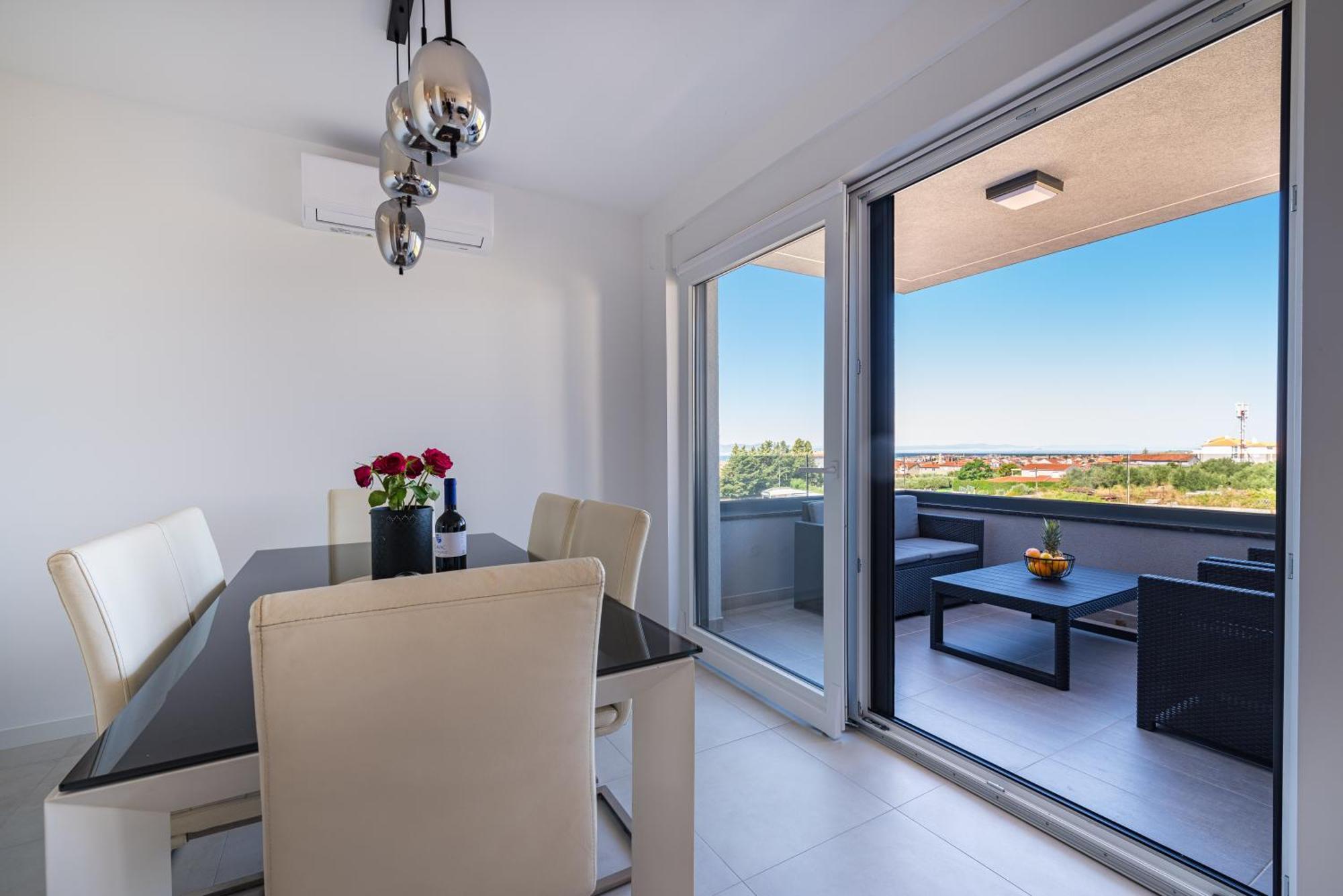 Ferienwohnung Skyline Luxe Zadar Exterior foto